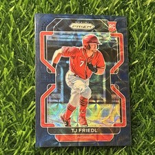 2022 Panini Prizm Tier II Navy Blue Kaleidoscope Prizm /35 TJ Friedl #200 RC