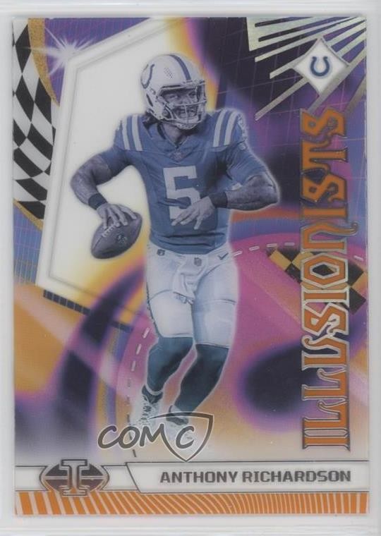 2023 Panini Illusions Illusionists Orange Anthony Richardson #10 Rookie RC pi4