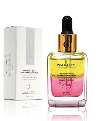 $400 MSRP Inner Cells Precision Glow Dual Essence Oil Serum 30ml Vitamin C NEW.