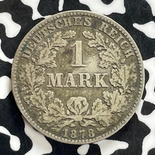 1878-B Germany 1 Mark Lot#C2476 Silver!