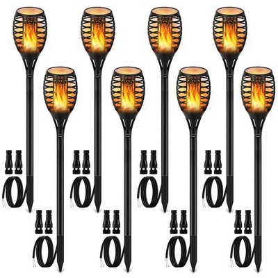 LUYE Low Voltage Torch Landscape Lights Wired Flickering Flames Torches... 