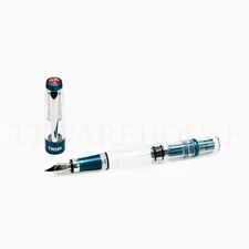 [US] NEW TWSBI Diamond 580ALR Aluminum Fountain Pen PRUSSIAN BLUE (F - Fine)