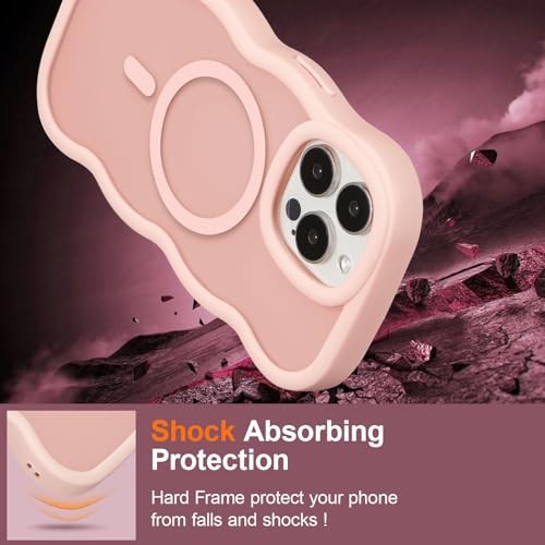 Magnético para Funda, Linda Funda Compatible con MagSafe, iPhone 16 Pro Max Rosa - Imagen 7 de 7