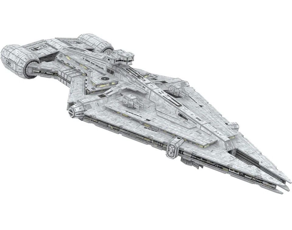 Star Wars Mandalorian Imperial Light Cruiser Revell 3D Puzzle With Stand New  - Image 3 of 4