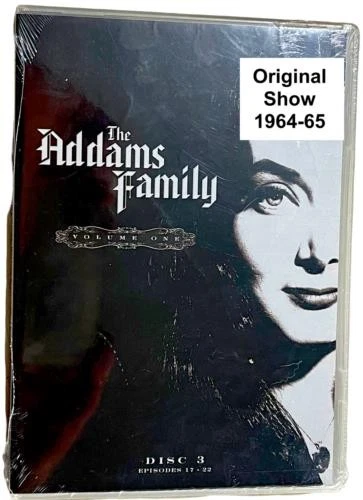 DVD: The ORIGINAL ADDAMS FAMILY VOL ONE/DISC 3 - EPISODES 17-22 w/John Astin 9z