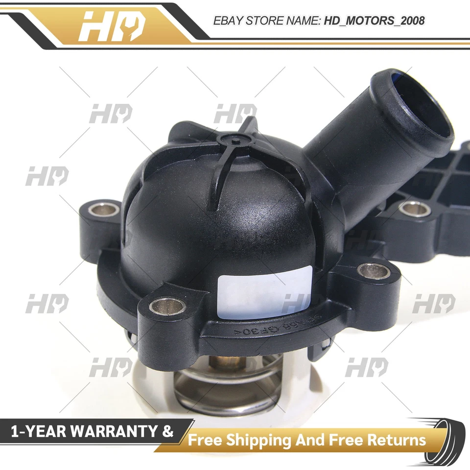 Термостат двигателя HELLA с уплотнительным кольцом для AUDI A5 A8 A6 06E121111G CALA BDW AUK BKH - Изображение 3 из 4