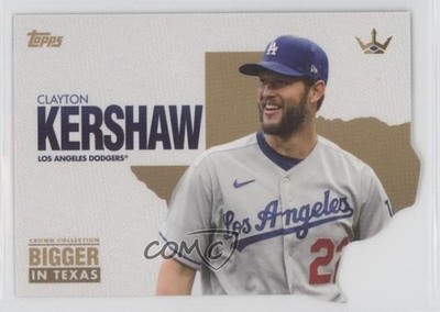 2022 Topps X Bobby Witt Jr Crown Collection Clayton Kershaw #BIT3 1c7