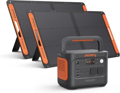 Jackery E1000v2 Powerstation mit 2x100W Solarpanel 1070Wh LiFePO4 Solargenerator