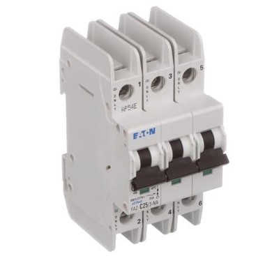 1PC EATON CUTLER HAMMER FAZ-C25/3-NA Miniature Circuit Breakers, T/M, C Cur