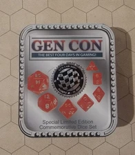 Gen Con 2007 Limited Edition Commemerative Dice Set - Complete - RPG D&D