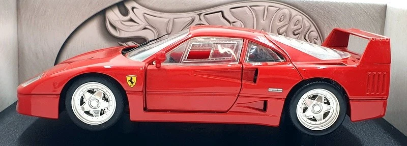 Hot Wheels escala 1/18 diecast - 23911 Ferrari F40 1988 coche modelo rojo Foto 4 de 4