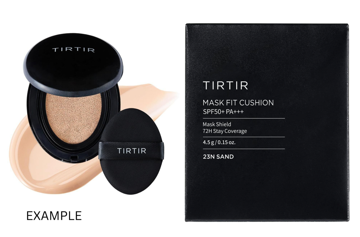 TIRTIR Mask Fit Cushion MINI 4.5g BLACK Matte Natural Coverage