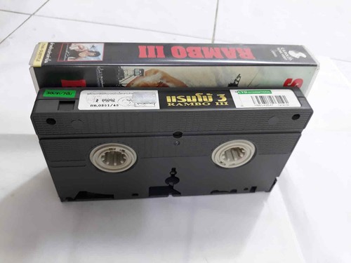 VHS 1988 Rambo 3 VHS Video Tape Sylvester Stallone Rare classic - Picture 10 of 11