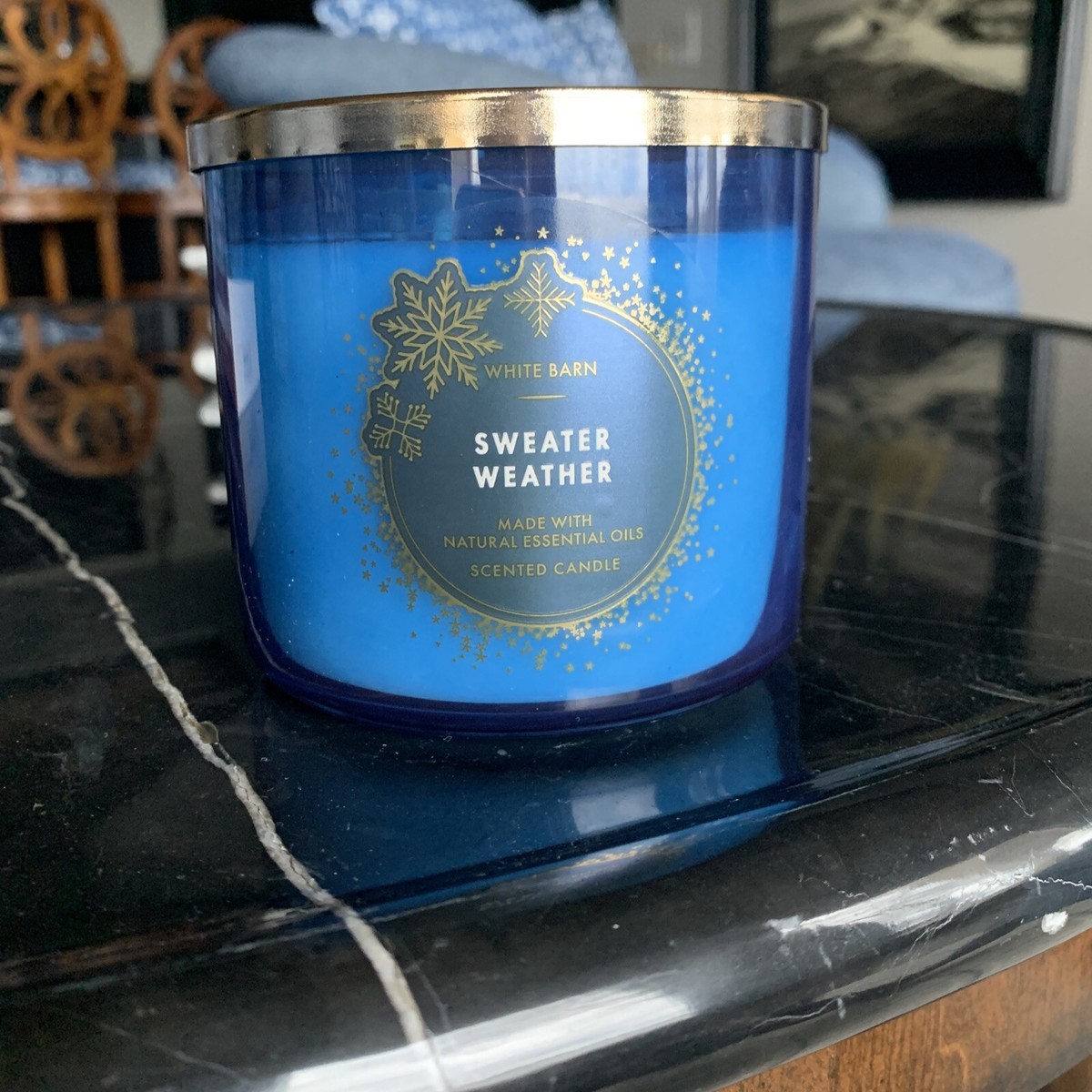 Bath & Body Works Sweater Weather 3 Wick Scented Candle 14.5 oz | eBay