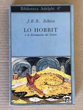 J R R Tolkien - LO HOBBIT - prima edizione italiana Adelphi 1973