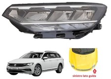 FARO FANALE PROIETTORE SX FULL LED VW PASSAT DAL 2019 IN POI NUOVO