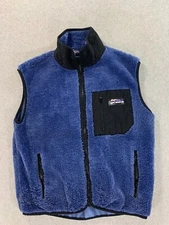 Ragged Mountain Sherpa Fleece Jacket Vest (Women's Medium) Blue