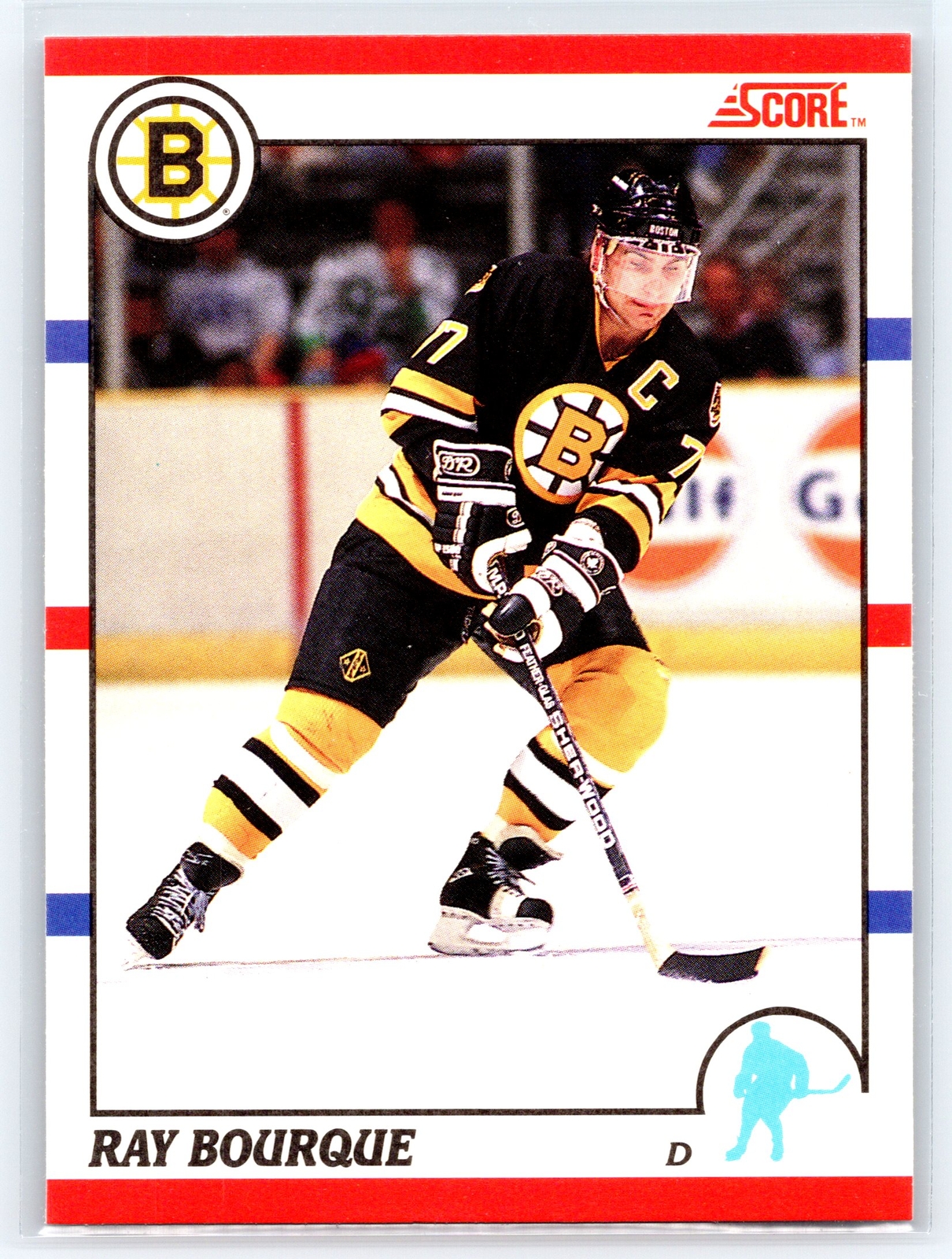1990 Score American #200 Ray Bourque  Hockey Boston Bruins