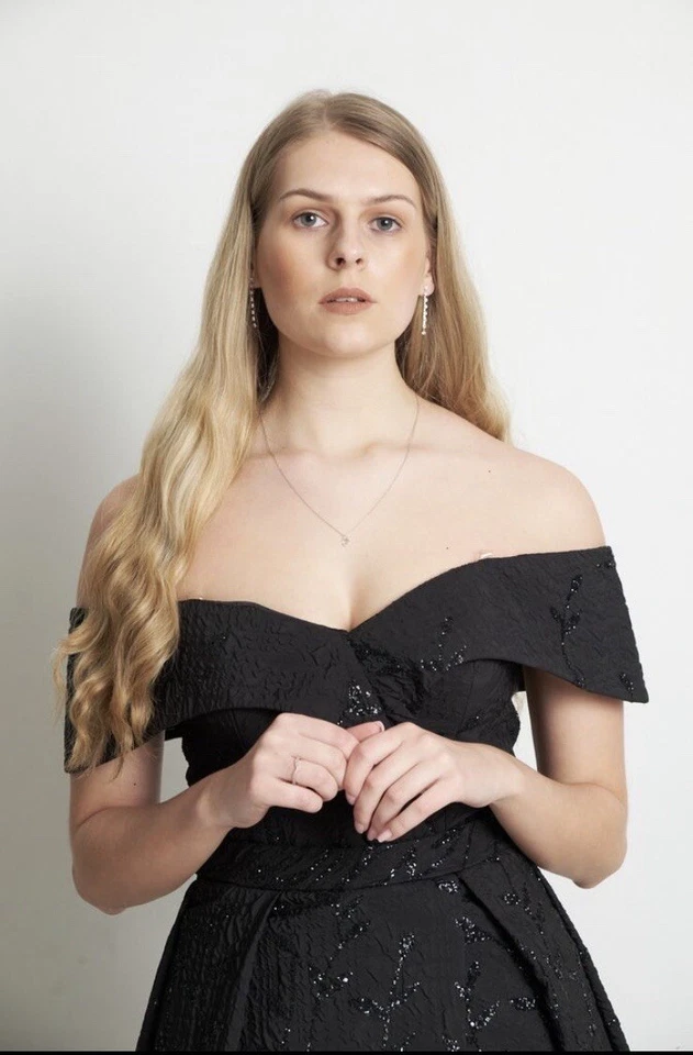 Nuevo Vestido de Noche de Fiesta para Damas MEDIO PRECIO en Todas las Tallas del Reino Unido 6,8,10 y 12 Foto 4 de 4