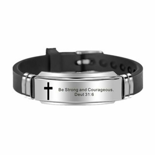 Religious Adjustable Cross Jesus Bracelet Bangle Watch Christ Prayer Gifts - Picture 9 of 20