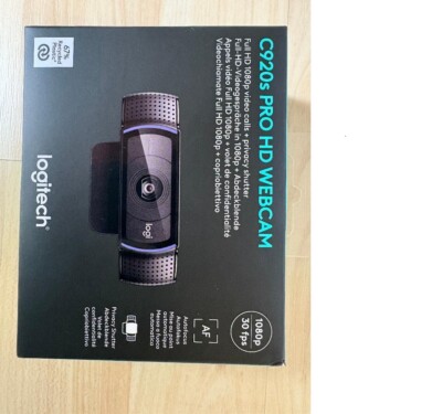 Logitech C920s HD PRO Webcam, Full-HD 1080p