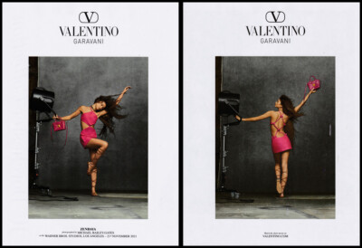 Zendaya 2-pg clipping 2022 ad for Valentino - pink dress | eBay