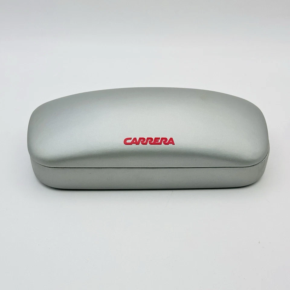 Estuche Gafas Carrera Gafas de sol Gris Carcasa Dura Logo Nuevo Foto 3 de 4