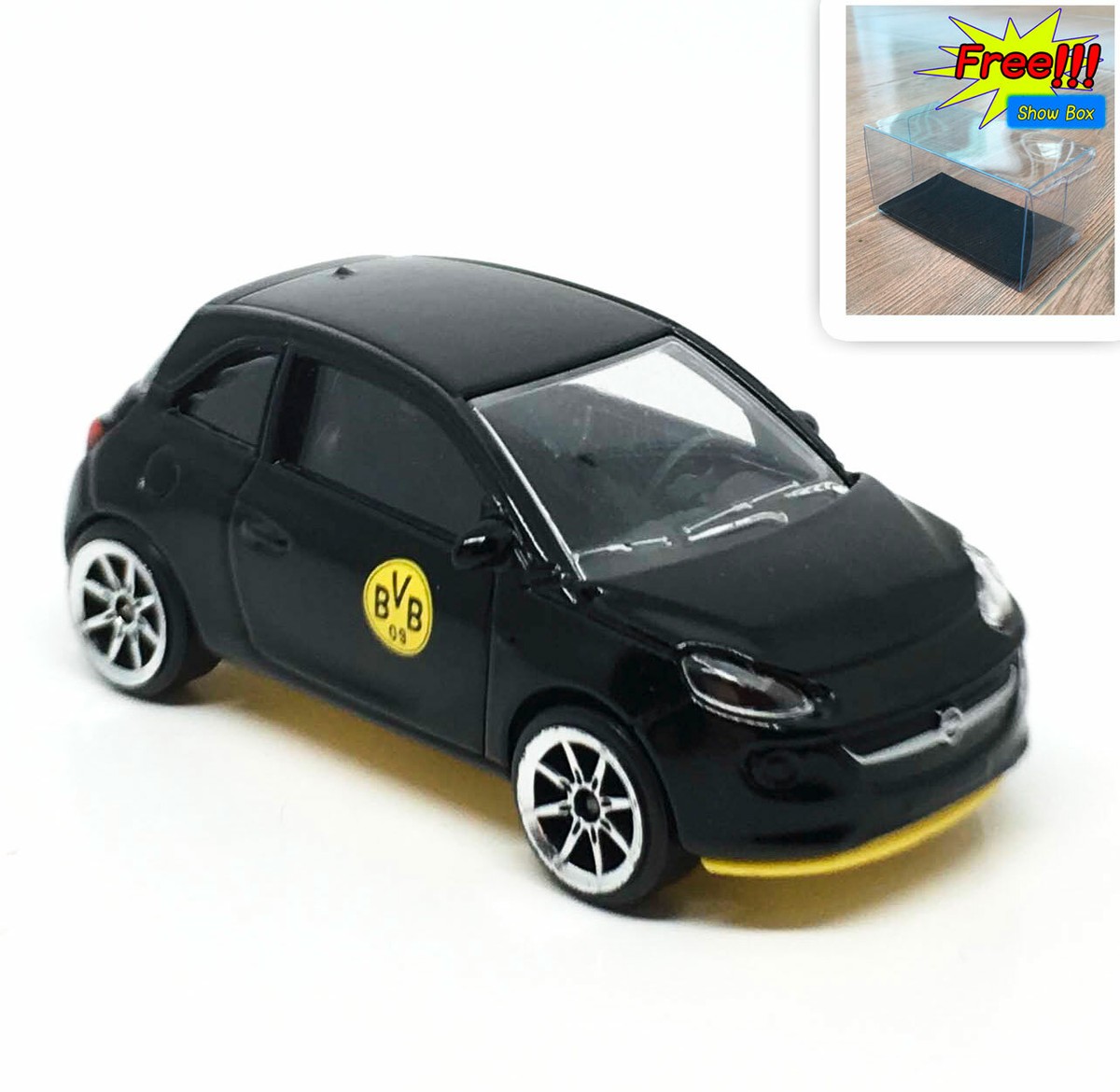 Majorette OPEL Adam BVB Black / Yellow Base 1:55 (3