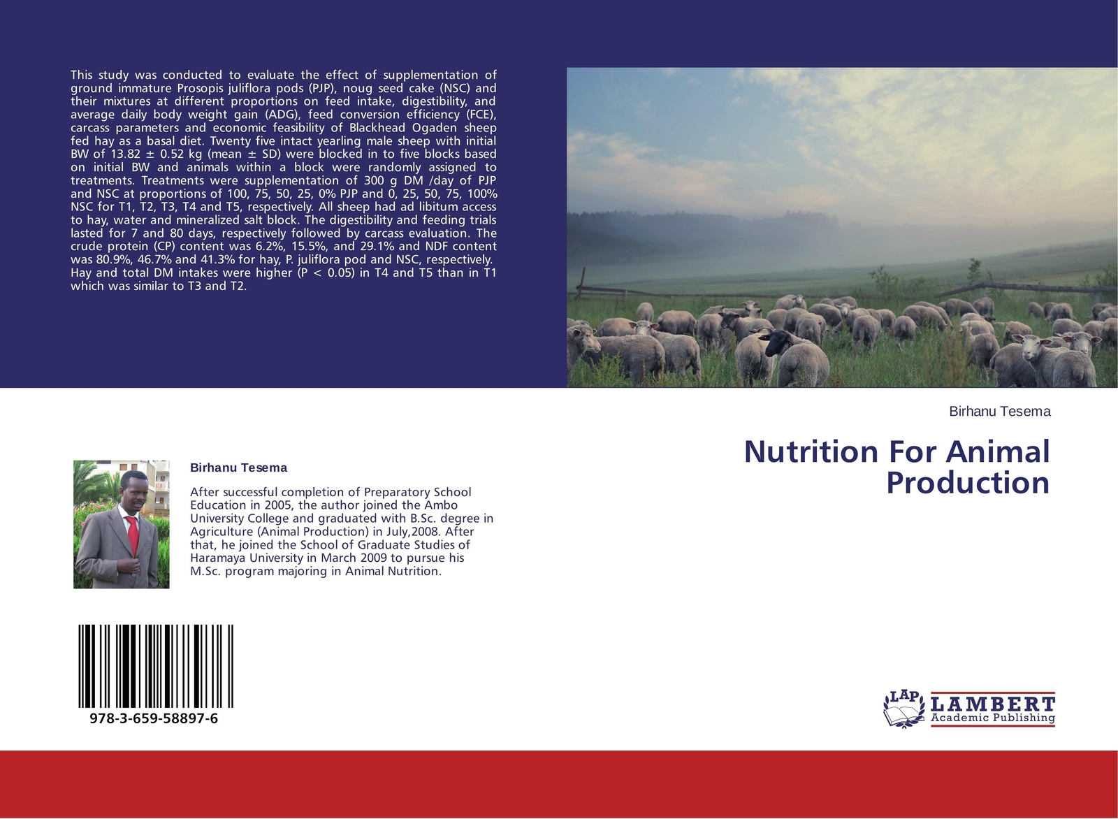 Thumbnail - Nutrition For Animal Production Birhanu Tesema Taschenbuch Paperback