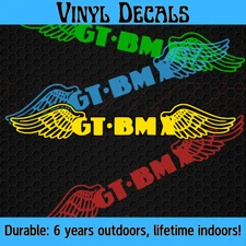 GT Bicycles "BMX Wings" Vinyl Sticker – Pro Performer, Pro Series, Interceptor.