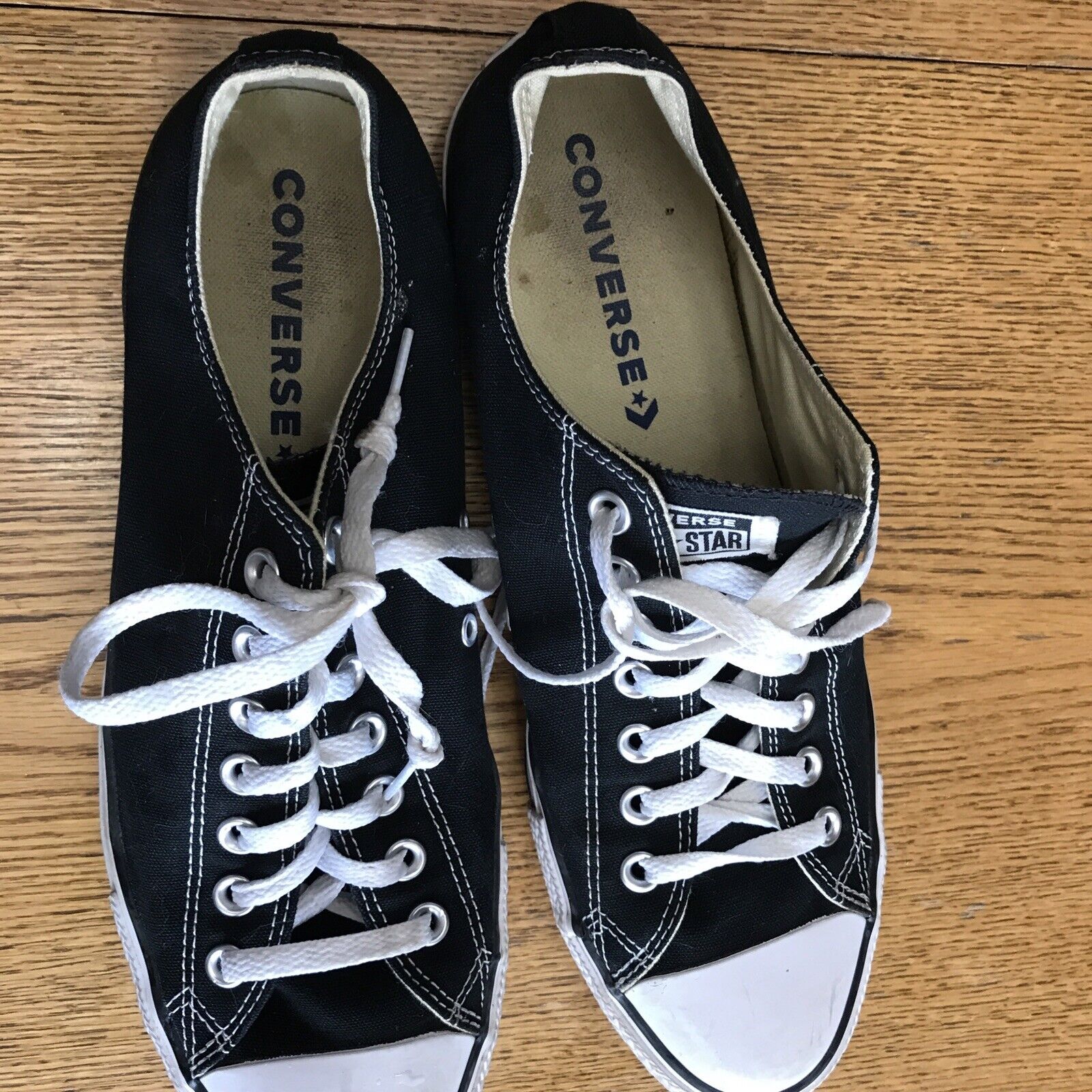 CONVERSE ALL STAR CHUCK TAYLOR LOW M9166 PRETO/BRANCO