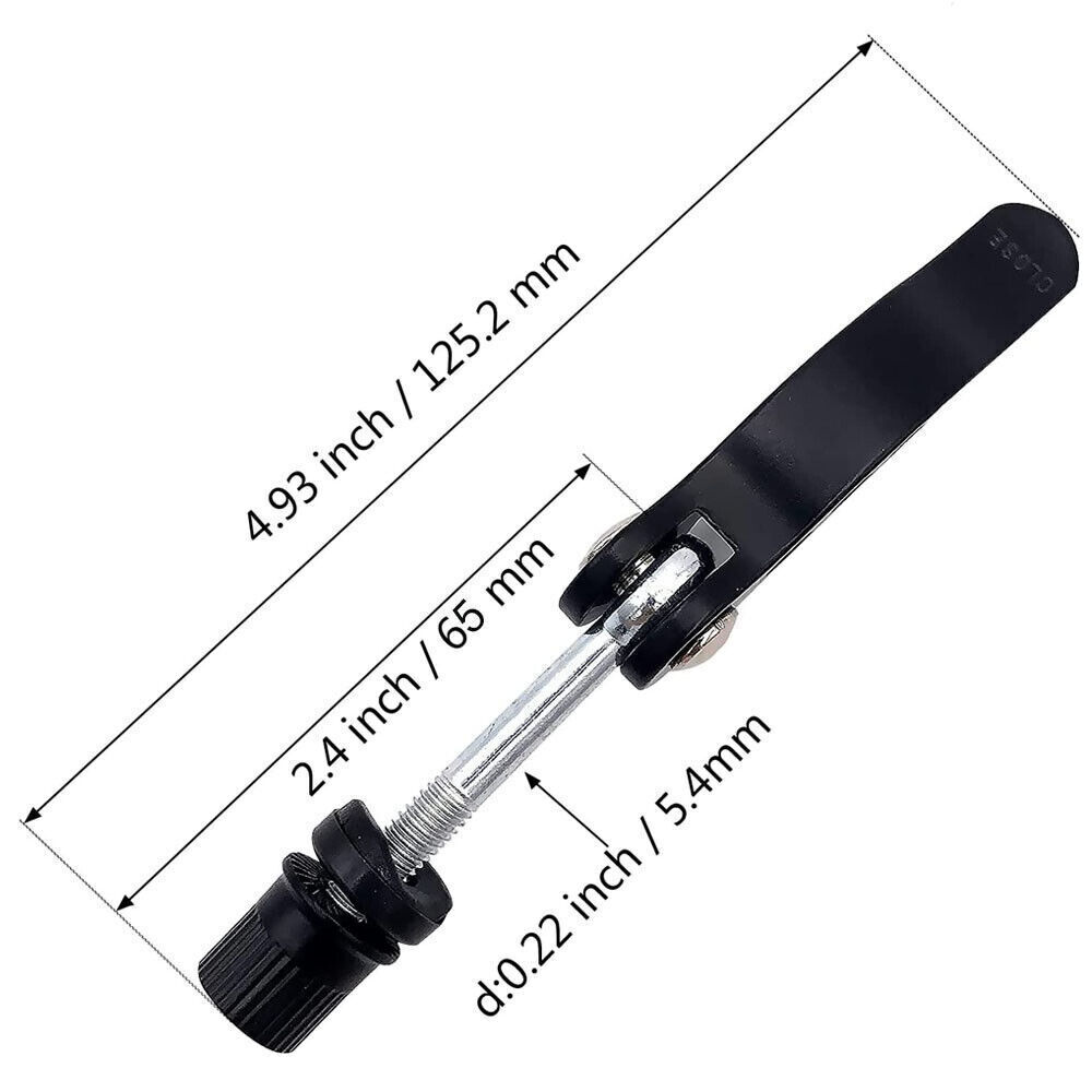 Bike Seat Post Clamp Aluminum Alloy Bicycle Quick Release Clamp Bolt