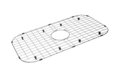 Serene Valley Sink Protector Grid 26-1/16'' x 14-1/16''- Centered Drain w/ Corner