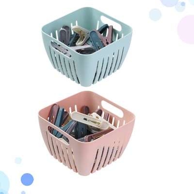 CharmBurst Baumwollkorb Geflochten - Niedlicher Aufbewahrungskorb Mit Griff Im Boho-Stil