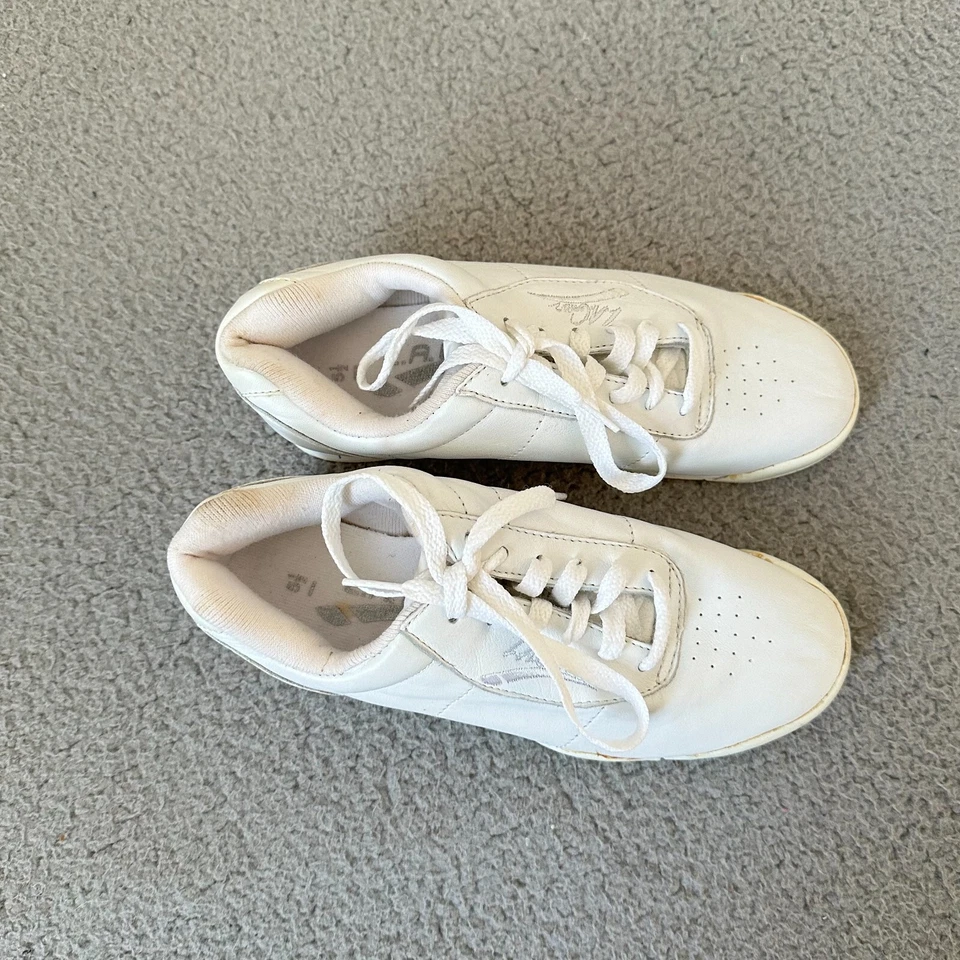 Zapatos deportivos vintage LA Gear para mujer talla 5,5 blancos bajos años 80 90 damas Foto 3 de 4