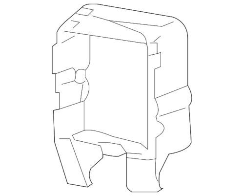 Soporte de faro antiniebla lado conductor para GM Cadillac SRX 2004-2009 (P/N 15915313)
