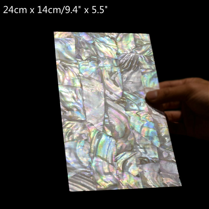 1pcs Natural Green/Blue Inlay Material Abalone Shell Blanks DIY Crafts ...