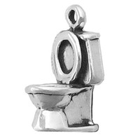 Sterling Silver 925 Toilet Charm Jewellery Jewelry For Girls Pendant Plumbing Sterling Silver 925 Toilet Charm Jewellery Jewelry For Girls Pendant Plumbing