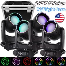 300W LED 12 6Prism Moving Head Light Beam Stage DMX Spot Disco Party DJ Lighting