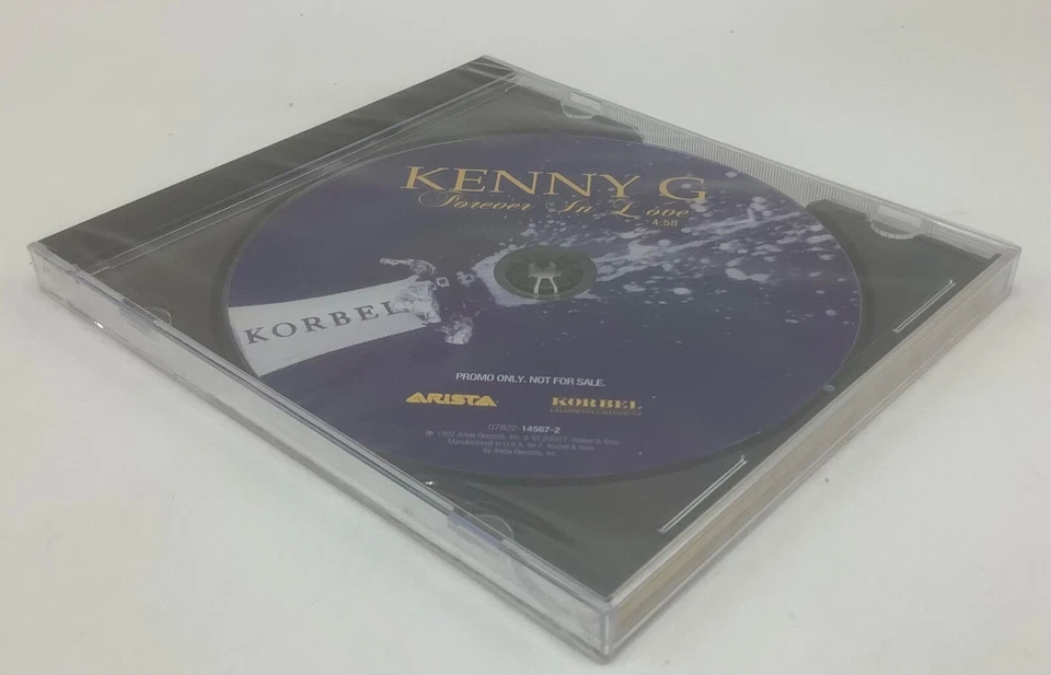 Kenny G-Forever In Love-1992 CD Single-PROMO Turner Management Group-NEW SEALED - Imagem 3 de 4