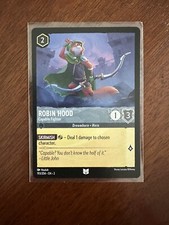 Cold Foil Robin Hood - Capable Fighter 193/204 Uncommon Disney Lorcana NM
