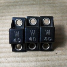 LOT OF 3 ALLEN BRADLEY W40 HEATER THERMAL OVERLOAD RELAY ELEMENT HEATERS