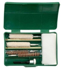 8 pc Universal Pistol Cleaning Kit Hand Gun Compact w/ Case .357 .38 9mm