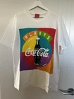 Vintage COCA COLA Coke Tshirt Large Vintage Retro 1995 Top Heavy Australian Made