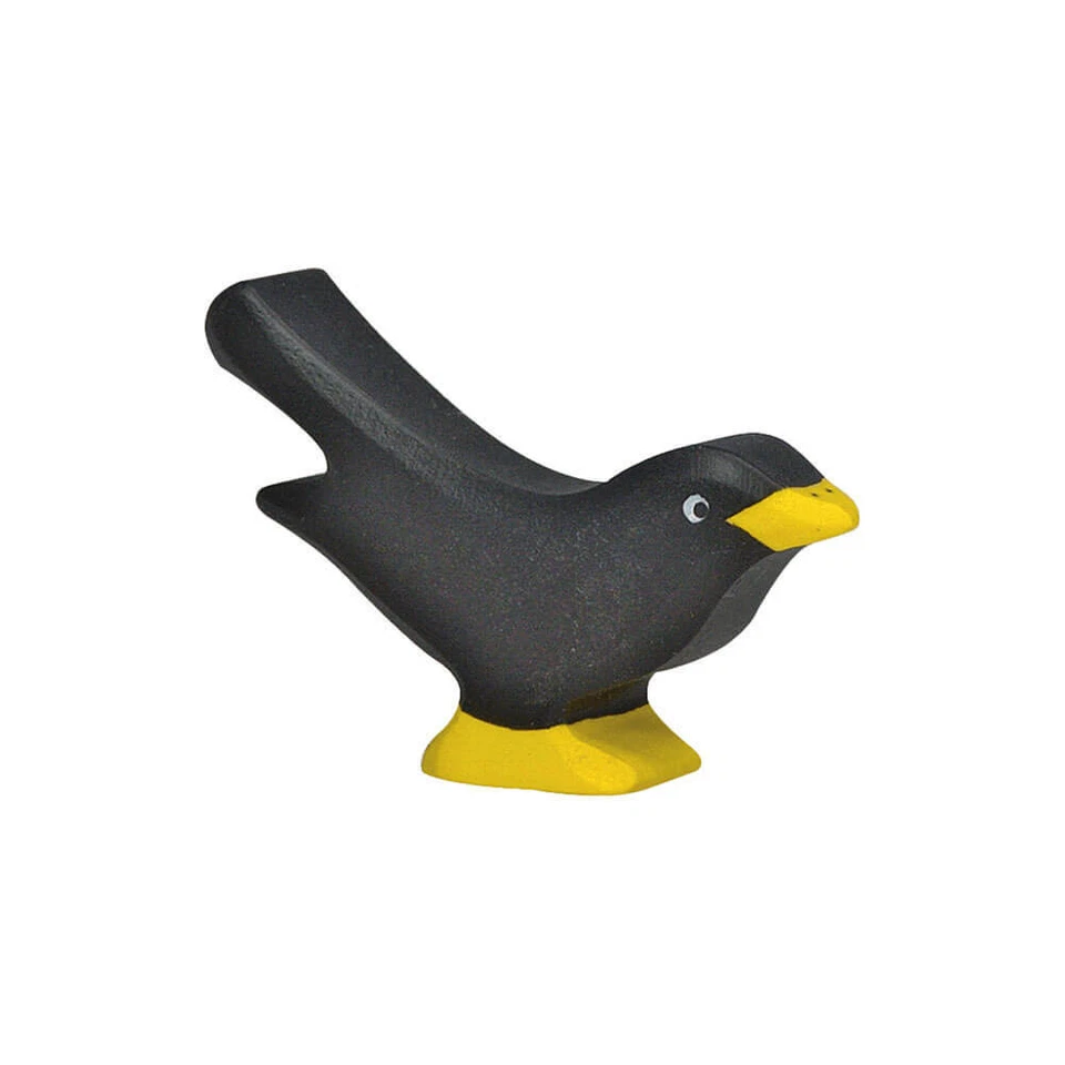 HOLZTIGER Amsel aus Holz