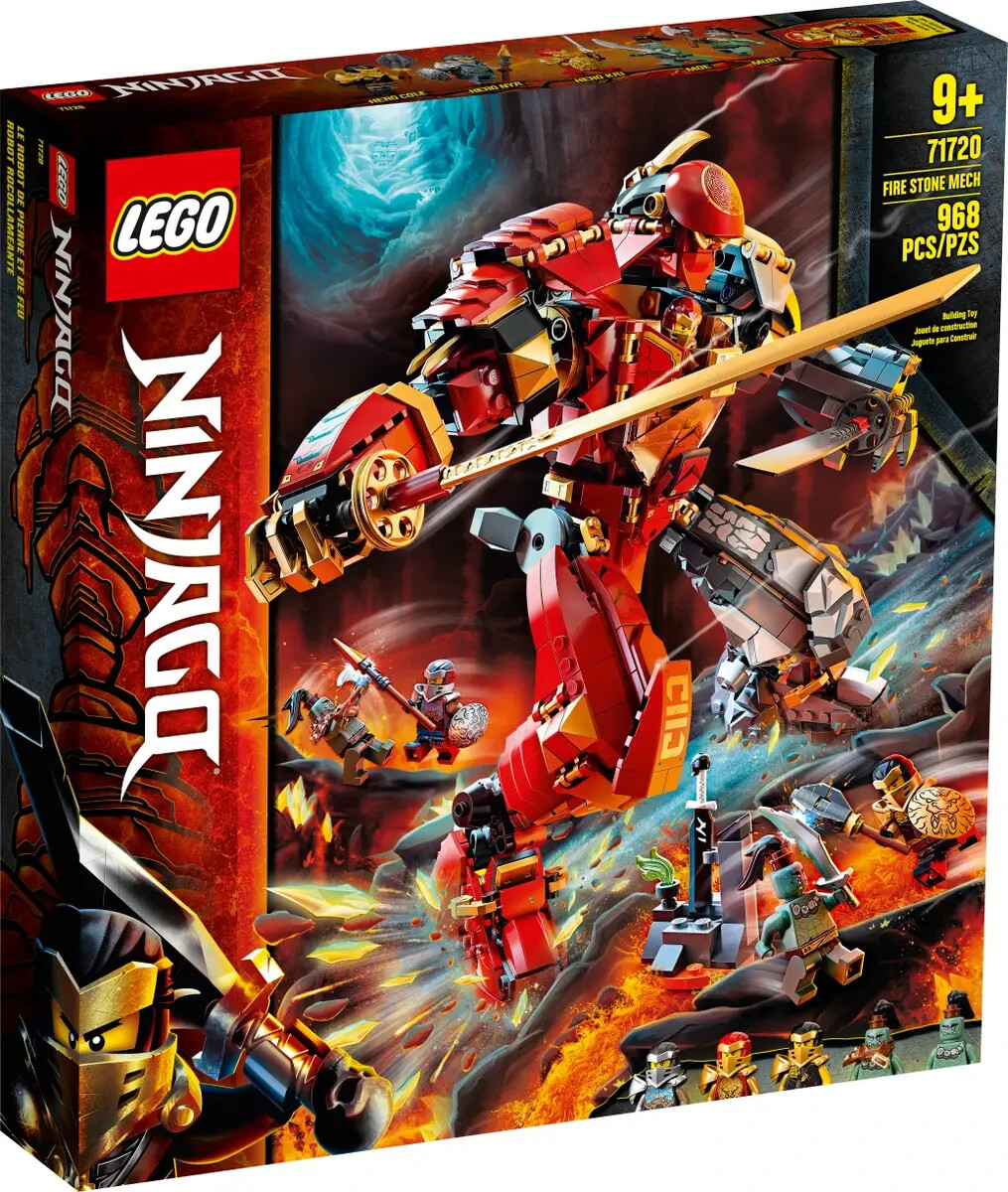 Lego Fire Stone Mech 71720 NINJAGO Minifigure Building set | eBay