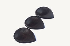 Guitar Picks Plectrum Natural Ebony Wood Grip Model Handmade Lot of 5 pcs
