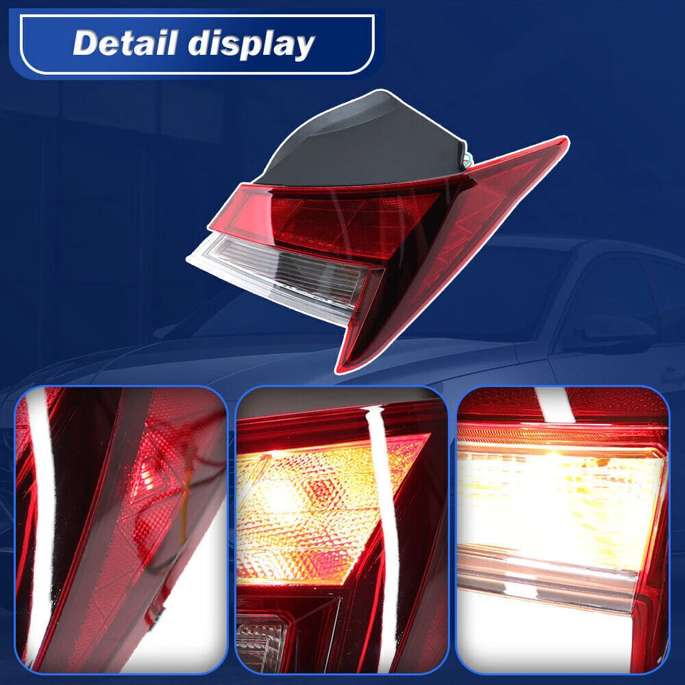 For 2021 2022 2023 2024 Hyundai Elantra Halogen Tail Light Driver&Passenger Side - Изображение 3 из 4