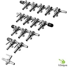 Air Control Valve Aquarium Pump Fish Regulator Flow Tube Pipe Line 4 mm K2AQUA