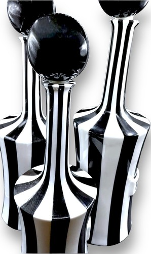 -26% DE DESCUENTO Jonathan Adler Vice Whisky Porcelana Decantador TOTALMENTE NUEVO - Imagen 10 de 23